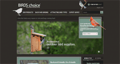 Desktop Screenshot of birdschoice.com